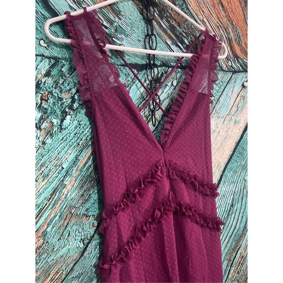 NWT Guess Raspberry Plum Lacy Dress Size Small 💕🌸 - Picture 2 of 16